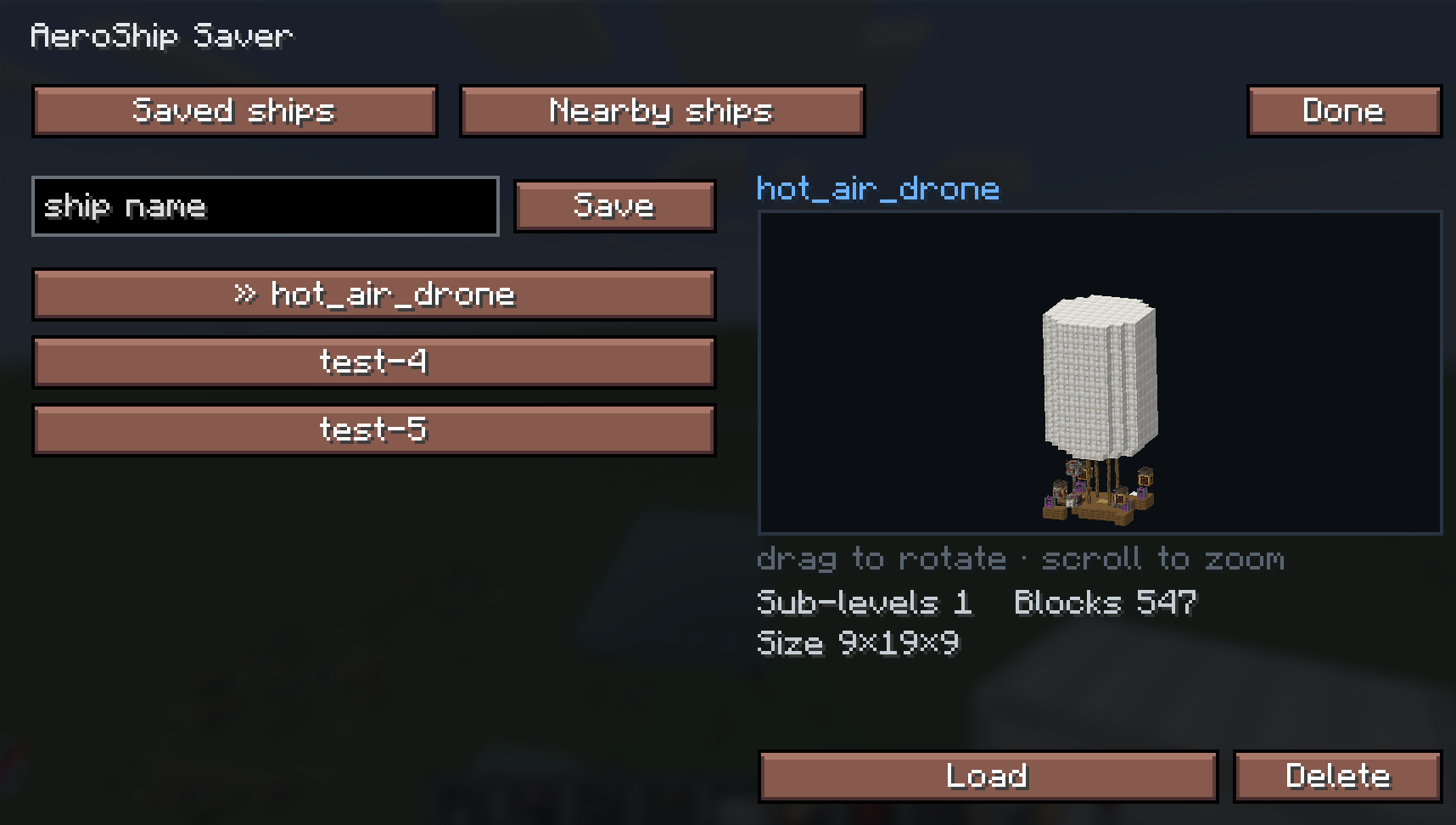 Create Aeronautics: Ship Saver User Interface