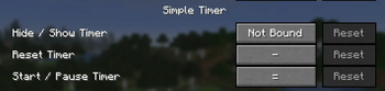 Default Keybinds!