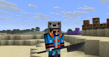 netherite boar spear (netherite sword)