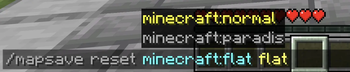 Map Save command