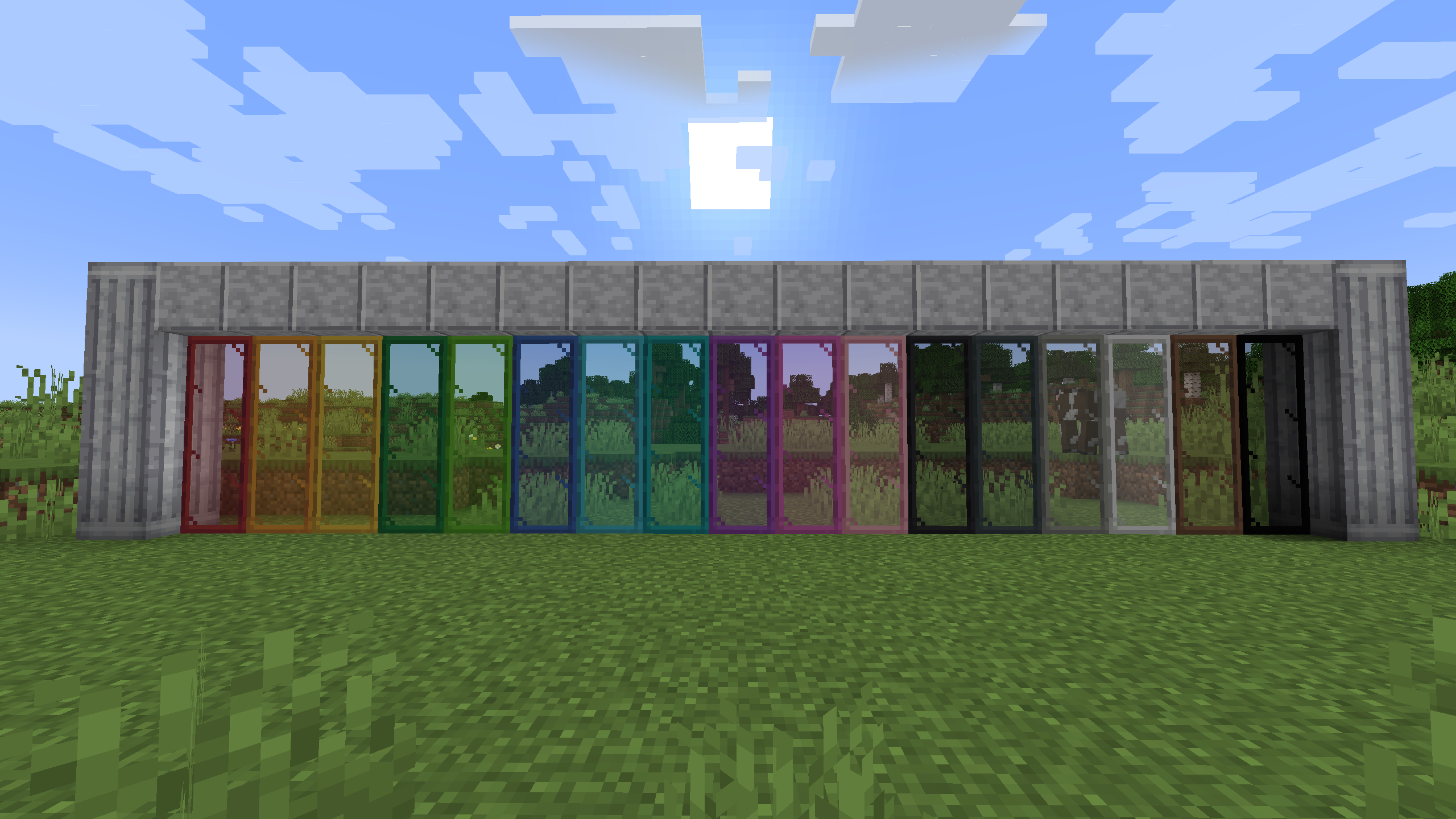 Tinted Glass Panes - Minecraft Mod