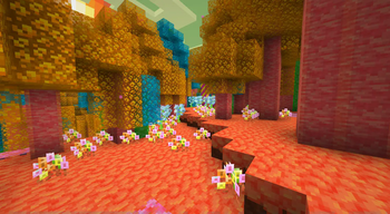 Colorful hill