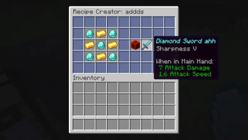 Recipe Creator GUI