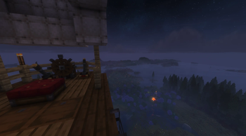 Aboard the airship