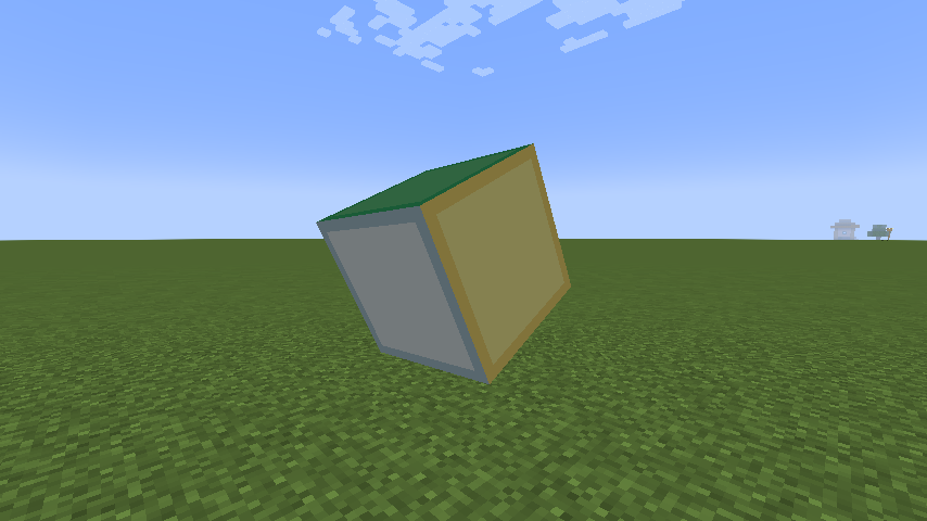 A rotating block