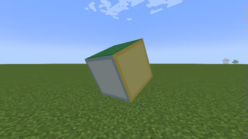 A rotating block