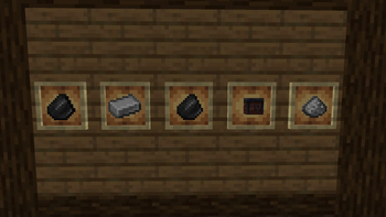 Crushed Iron crafting in the Smithing Table