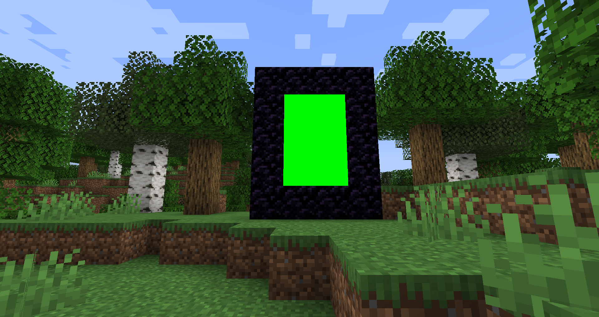 Replacing the portal blocks inside of a portal with Verdant Froglights I was able to make a simple Meme template in seconds!