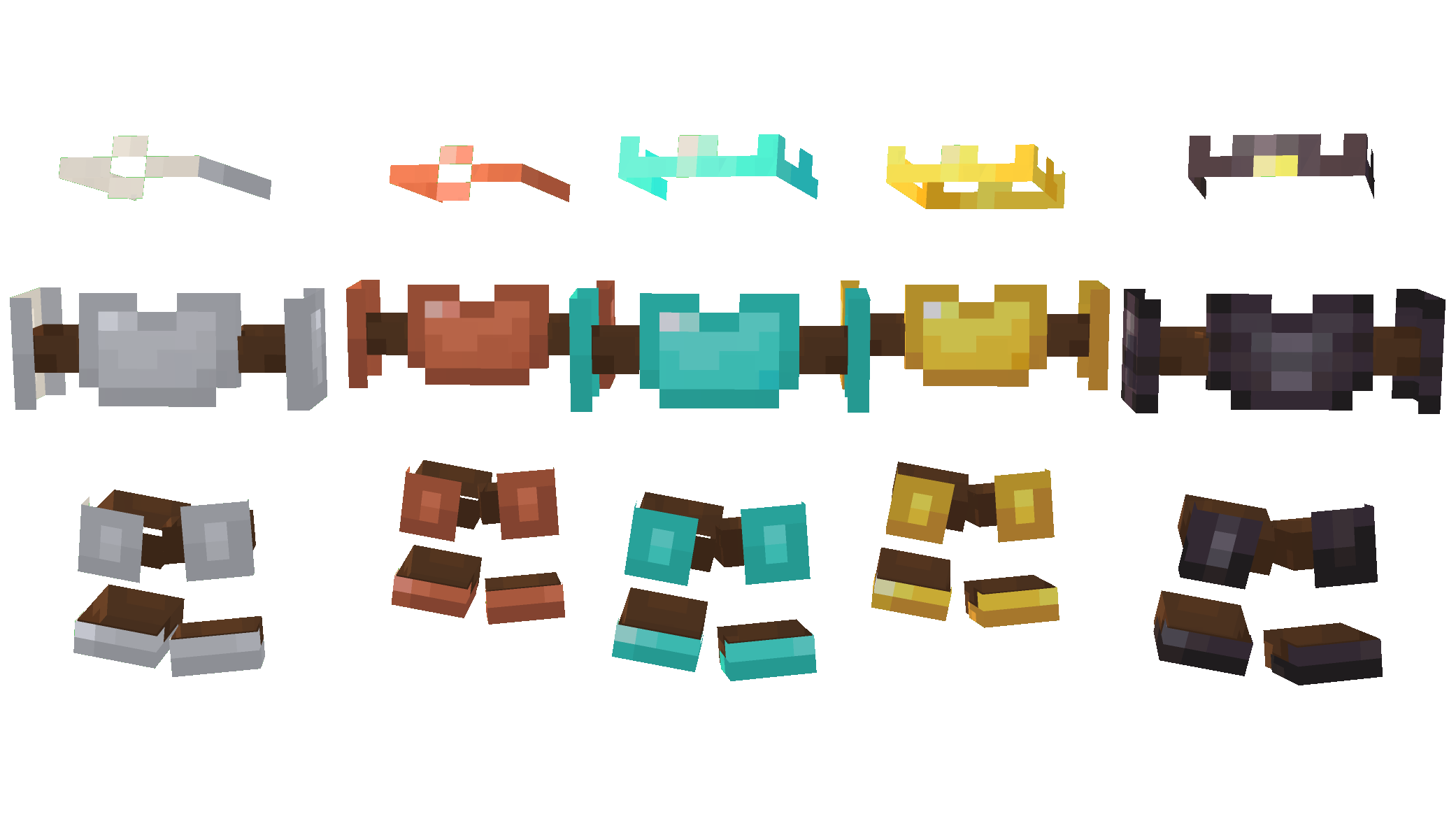Every armors changed in the pack