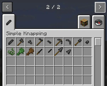 Simple Knapping items