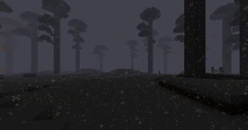 forest with skeletons