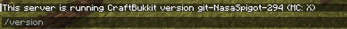 Custom /version message