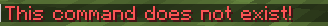Custom Unknown Command Message
