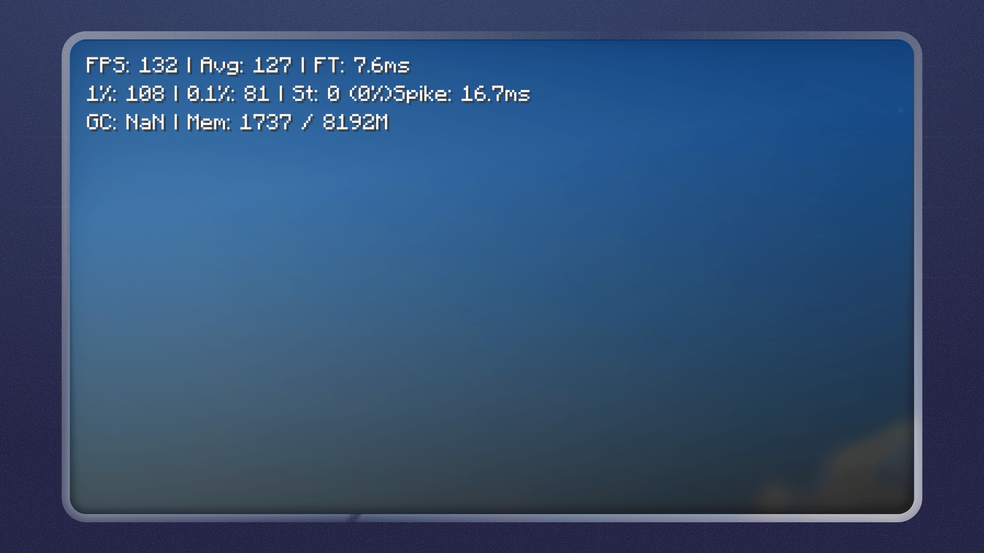 Performance Overlay — SkinMC