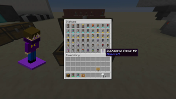 Over 50 unique statues