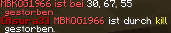 Death message/admin message