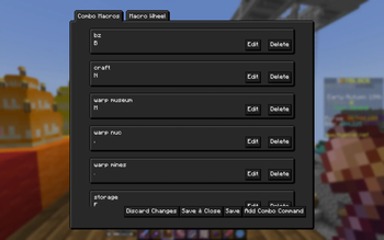 Firmament's Command Macros/Keybinds