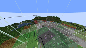 A perimeter from the air