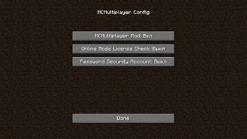 Configuration Screen