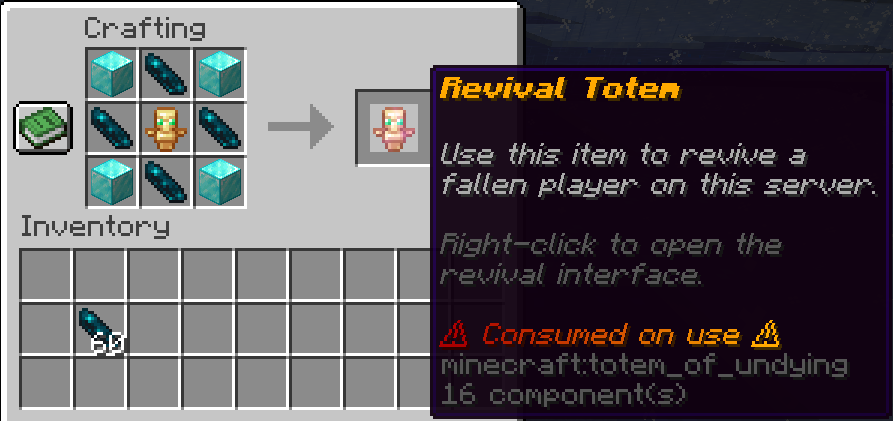 The standard crafting recepie
