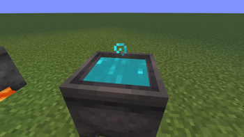 Potion in a cauldron.