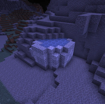 Brine geyser
