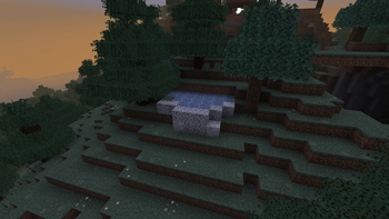 Brine geyser