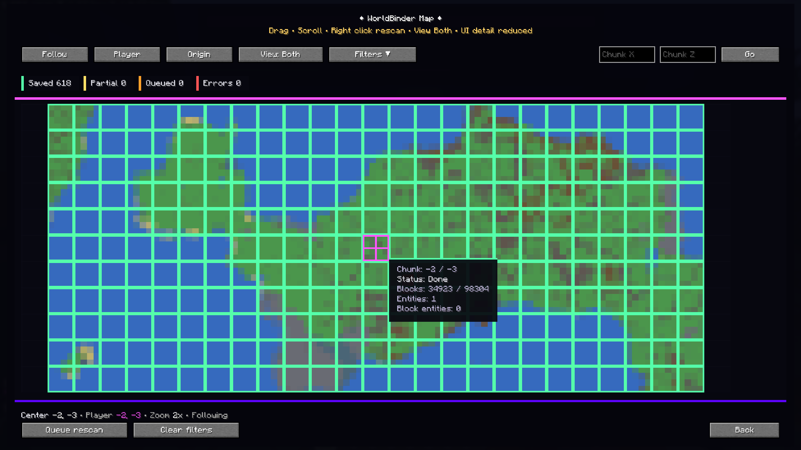 Live Chunk Map