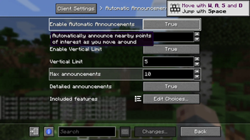 Automatic Announcements Settings