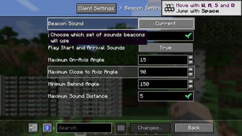 Beacon Settings