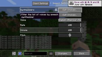 Speech Settings