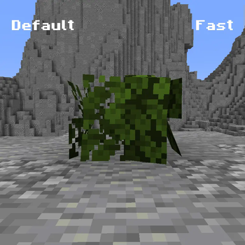 default vs fast render