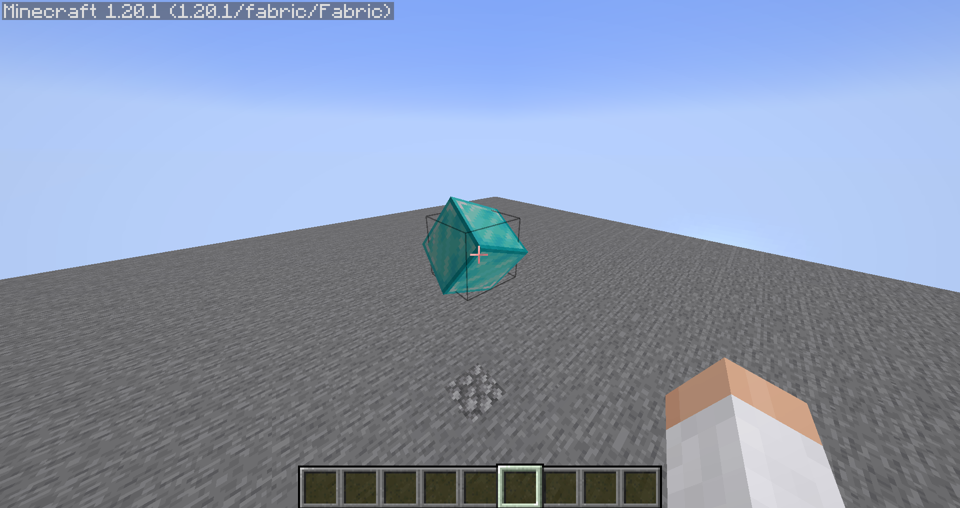 Showcase of the mod featuring a diamond block with three axis rotation