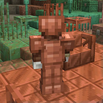 De-ironed copper armor