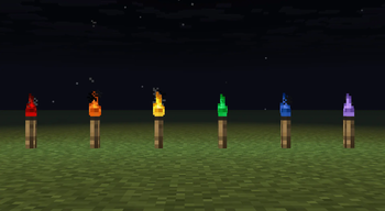 Colorful Torches