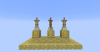 The boots on armor stands