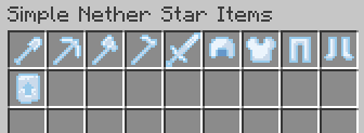 All the items added by this mod