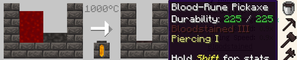 Blood-Seared Stone and Blood-Rune Tools