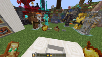 Small Item And Big Ground Model