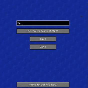 The settings menu is in English