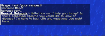 Neural network responses in English