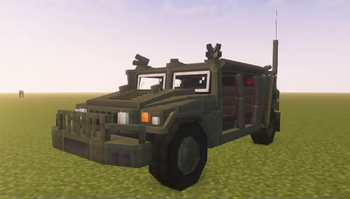 Humvee with no doors