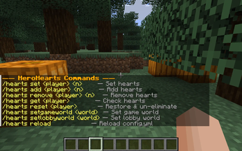 Commands