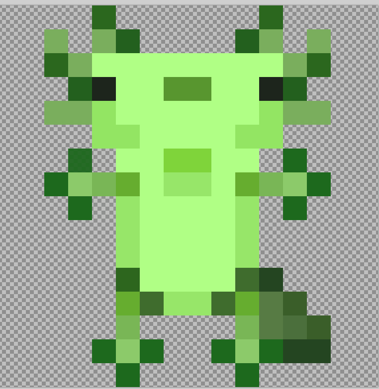 Green Axolotl Totem