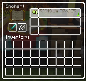 Enchanting table