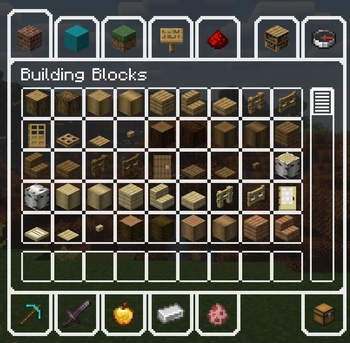 Item tab