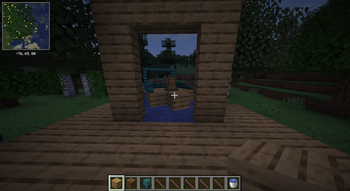 Can see the ship through portal