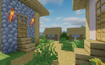 Скриншот: AmberVeil Shaders