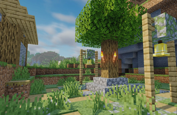 Скриншот: AmberVeil Shaders