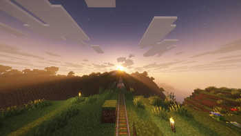 Railway sun